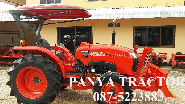 รถเข้าใหม่#ปัญญาแทรคเตอร์..จัดมาให้ครับ ด่วน 359,000 บาท.คูโบต้าL3608SP ใบมีดคานล่าง(ใหม่) พร้อม ผานพรวนCS 6&times;22(ใหม่) สภาพพร้อมใช้ จัดส่ง จ.สุโขทัย