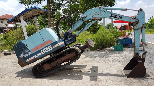 ขายด่วนรถแบคโฮKUBOTAคูโบต้าKH26เทียบเท่าPC30เครื่องคูโบต้า3สูบดีปั่มแรงรถนอกเพิ่งนำเข้ามาใหม่ยังไม่เคยใช้งานในเมืองไทยเลย