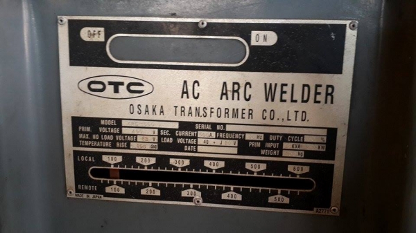 ตู้เชื่อม 500 แอมป์ ญี่ป่น