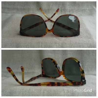 แว่นตา &#039;นอส - มือหนึ่ง&#039; เฟรนช์แบรนด์เนมสุดหรู  ลายกระ - ฮาวานา  ราคาส้มหล่น!  Vintage PIERRE CARDIN handmade in Italy