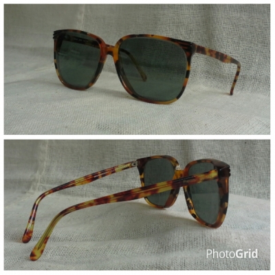 แว่นตา &#039;นอส - มือหนึ่ง&#039; เฟรนช์แบรนด์เนมสุดหรู  ลายกระ - ฮาวานา  ราคาส้มหล่น!  Vintage PIERRE CARDIN handmade in Italy