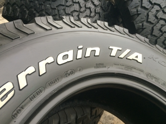 มือ2 BF Goodrich All-Terrain 285 70 r18 สวย มือ2 BF Goodrich All-Terrain 285 70 r18 สวย