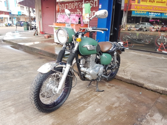 ขายแลกเทิร์นคับ KAWASAKI ESTRELLA 250 แต่งTRIUMPH อินวอยส์ สรรพสามิตร สีสวย โครเมี่ยมเงา ท่อแต่งเสียงนุ่มๆ เบาะคนซ้อนมีให้ ราคา 59500 บาท ส่งได้ทั่วไทยคับ สนใจติดต่อ 081-0578282 FACEBOOK ชาญณรงค์ ป๊อป ชัยอมฤต ไอดีไลน์ POPBIGBIKESAKON คับ สนใจรถสวย ถูก ดี