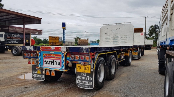 ขาย ISUZU 360 แรงม้า ปี 56 แม่ลูกพื้นเรียบสามเพลา อู่สหะกิจ เครื่องดี เกียร์ดี พร้อมแยกขายแม่ลูก ราค