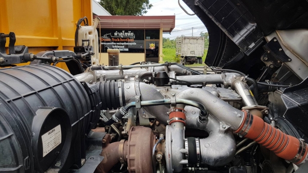 ขาย ISUZU 360 แรงม้า ปี 56 แม่ลูกพื้นเรียบสามเพลา อู่สหะกิจ เครื่องดี เกียร์ดี พร้อมแยกขายแม่ลูก ราค