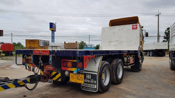 ขาย ISUZU 360 แรงม้า ปี 56 แม่ลูกพื้นเรียบสามเพลา อู่สหะกิจ เครื่องดี เกียร์ดี พร้อมแยกขายแม่ลูก ราค