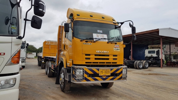 ขาย ISUZU 360 แรงม้า ปี 56 แม่ลูกพื้นเรียบสามเพลา อู่สหะกิจ เครื่องดี เกียร์ดี พร้อมแยกขายแม่ลูก ราค