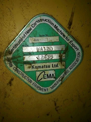 ขายรถตักล้อยาง KOMATSU 510 กับ KOMATSU WA 120 ราคา 550000 กับ 700000