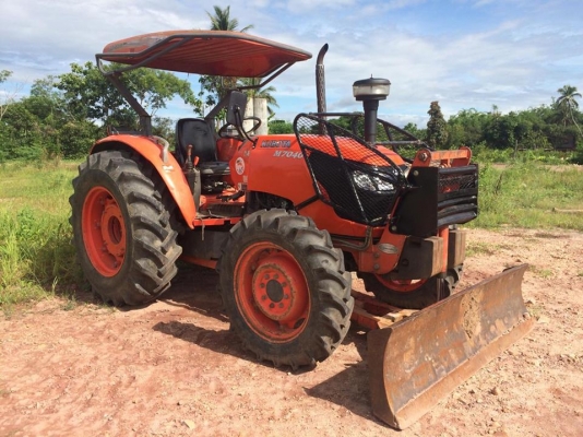 kubota m7040suพร้อมใบมีดดันหน้าและผานพรวน เล่มพร้อมโอน