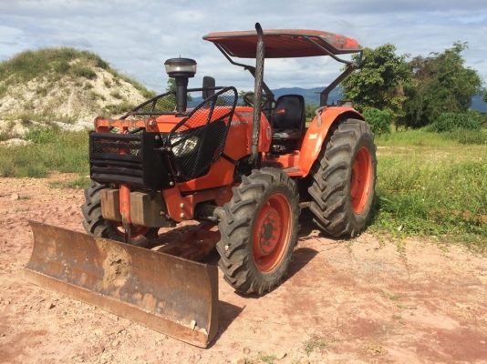 kubota m7040suพร้อมใบมีดดันหน้าและผานพรวน เล่มพร้อมโอน