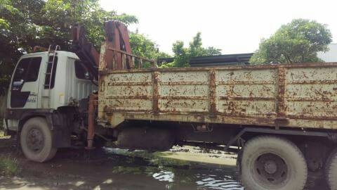 สิบล้อ ฮีโน่ FL3H195เพาเดียว ติดเฮียบ 5ตัน ช่วงยาว 7.20ม.รถห้าง สภาพดีหัวบางเดิมใช้งานประจำ เล่มทะเบียนพร้อมโอน