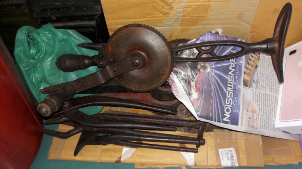 ขายชุดคีม3ด้ามงานเก่าโบราณขนาดใหญ่เหล็กดีมีน้ำหนัก