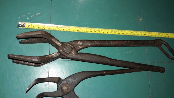 ขายชุดคีม3ด้ามงานเก่าโบราณขนาดใหญ่เหล็กดีมีน้ำหนัก