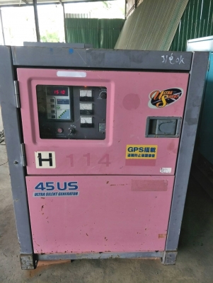 DCA45USI-เครื่อง ปั่นไฟ มือ สอง Denyo ขนาด generator 37/45kva. Isuzu Engine by OEK