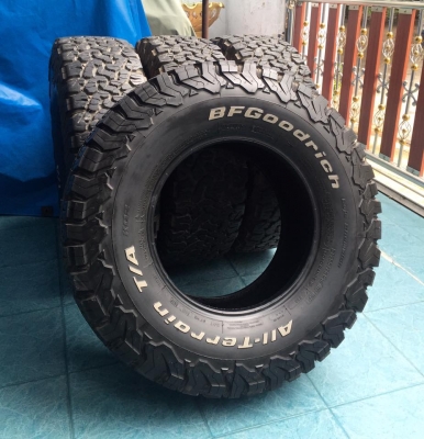 BF All-Terrain Ko2 265/75/16 ลงพื้นแค่3เดือน  สภาพใหม่กริ๊บ4เส้น