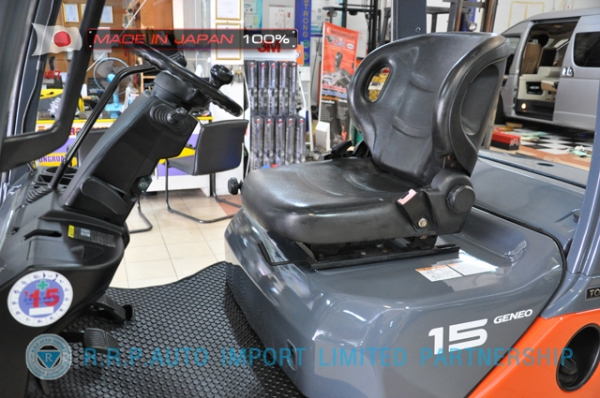 ขายรถโฟล์คลิฟท์มือสอง TOYOTA รุ่น 8FD15-10077 นำเข้าจากประเทศญี่ปุ่น 100\% ไม่เคยใช้งานในไทย ขายรถโฟล์คลิฟท์มือสอง TOYOTA รุ่น 8FD15-10077 นำเข้าจากประเทศญี่ปุ่น 100\% ไม่เคยใช้งานในไทย