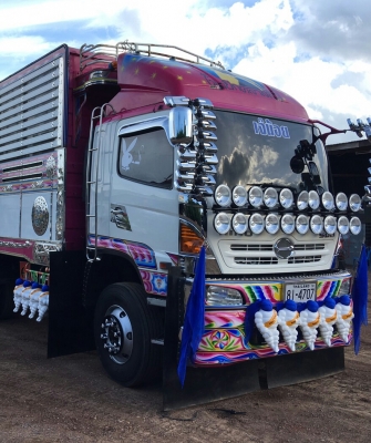 ขาย&lt;.2,280,000บ.&gt;สิบล้อ ฮีโน่ 344ปี56.ดั้ม.มีเนียม กะบะค็อกเกษตร ชุดแต่ง อู่.ส.สมบัติ ชุดใหญ่ &quot;ท้อตัว S ก้นแท้ง-เสื้อ-เกียร์-มีเนียม&quot;มีระบบลากลูก&quot;สภาพนางฟ้าสวยจัดบางเดิมสีสวยๆพร้อมใช้งาน เล่ม ทะเบียนพร้อมโอน