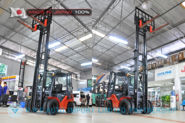 ขายรถโฟล์คลิฟท์มือสอง TOYOTA รุ่น 8FD30-32673 นำเข้าจากประเทศญี่ปุ่น 100\% ไม่เคยใช้งานในไทย ขายรถโฟล์คลิฟท์มือสอง TOYOTA รุ่น 8FD30-32673 นำเข้าจากประเทศญี่ปุ่น 100\% ไม่เคยใช้งานในไทย