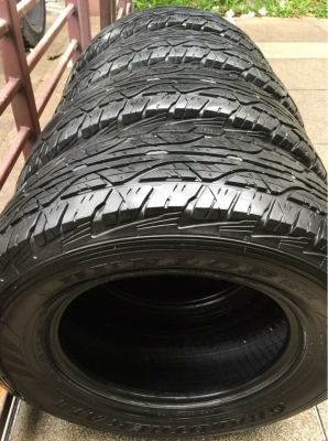 ยาง All Dunlop 265 65 17 ปลายปี14 ดอกเต็ม ใช้ยาว ราคาไม่แพง