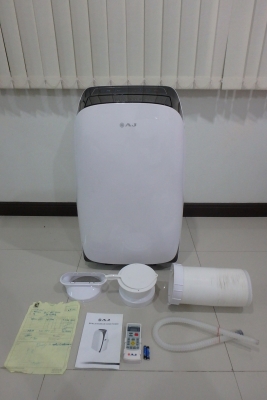 เครื่องปรับอากาศเคลื่อนที่ AJ รุ่น PA-150 ขนาด 15,000 บีทียู มีรีโมท สภาพใหม่
