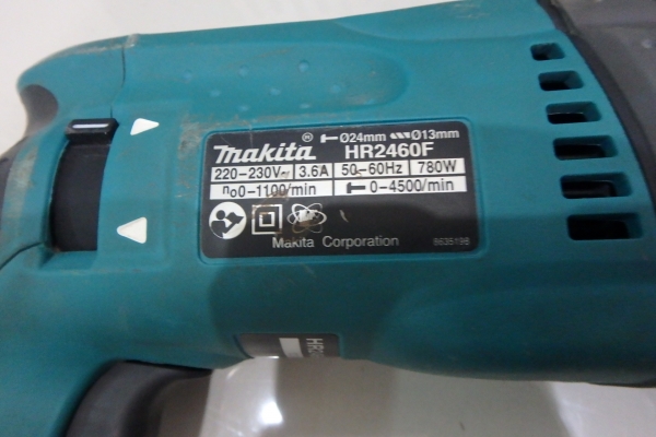 สว่านโรตารี่ Makita 24MM HR2460F 780 วัตต์ สภาพใหม่ มีกล่อง