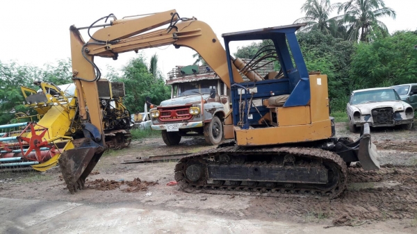 ขาย 220,000บาท รถแบคโคร ยันมาร์ ขนาด55แรงเก่านอก รถสภาพดีพร้อมใช้งาน