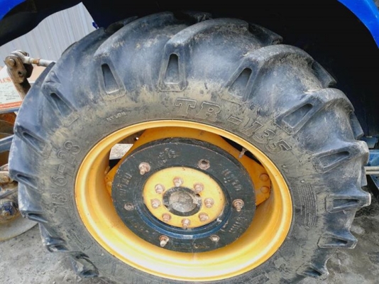 แทรกเตอร์ยูโร ขนาด  55 แรง  ใบมีดดันดินหน้า ผานพรวนหลัง