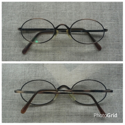 แว่นตาสายตายาวมัลติโค้ท +200 อิตาเลียนแบรนด์เนมแถวหน้าของโลก  ราคานักศึกษา!  Authentic GIORGIO ARMANI handmade in Italy  ค่าสายตา +200