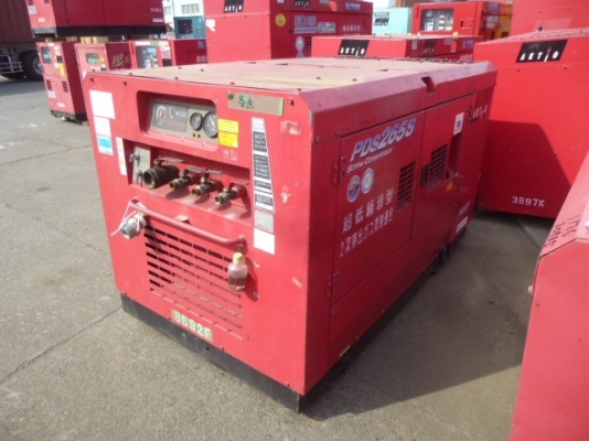 เครื่องปั้มลม Airman PDS265s ลม 265cfm แรง7บาร์ เครื่องสวยสภาพดี เครื่องปั๊มสกูลดี ไม่รั่วซึม เครื่องปีใหม่ 2005 ชั่วโมงทำงาน 3378 ชม. ปีใหม่ๆราคาสวยๆ โทร 061-4194021 พรภวิษย์