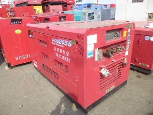 เครื่องปั้มลม Airman PDS265s ลม 265cfm แรง7บาร์ เครื่องสวยสภาพดี เครื่องปั๊มสกูลดี ไม่รั่วซึม เครื่องปีใหม่ 2005 ชั่วโมงทำงาน 3378 ชม. ปีใหม่ๆราคาสวยๆ โทร 061-4194021 พรภวิษย์