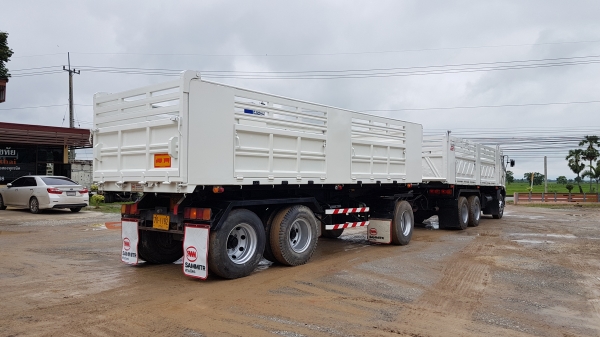 ขาย HINO MEGA FM2P 320 แรงม้า ปี 47 ลูกพ่วงสามมิตรสามเพลาดั้ม ปี 55 รถเดิมสวยพร้อมใช้งาน เอกสารพร้อม ขาย HINO MEGA FM2P 320 แรงม้า ปี 47 ลูกพ่วงสามมิตรสามเพลาดั้ม ปี 55 รถเดิมสวยพร้อมใช้งาน เอกสารพร้อม