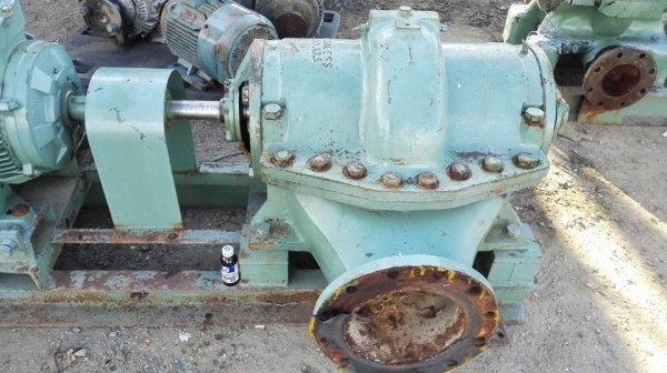 ** SOLD ** ปั้มน้ำสปลิสเคท Peerless USA ขนาด 50 HP 380V หน้า 10"- 8" ถอดมาสดๆจากไลน์ผลิตสวยพร้อมใช้