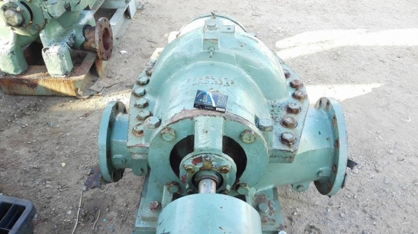 ** SOLD ** ปั้มน้ำสปลิสเคท Peerless USA ขนาด 50 HP 380V หน้า 10"- 8" ถอดมาสดๆจากไลน์ผลิตสวยพร้อมใช้