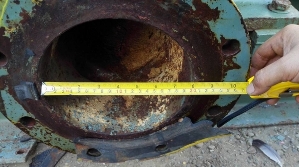 ** SOLD ** ปั้มน้ำสปลิสเคท Peerless USA ขนาด 50 HP 380V หน้า 10"- 8" ถอดมาสดๆจากไลน์ผลิตสวยพร้อมใช้