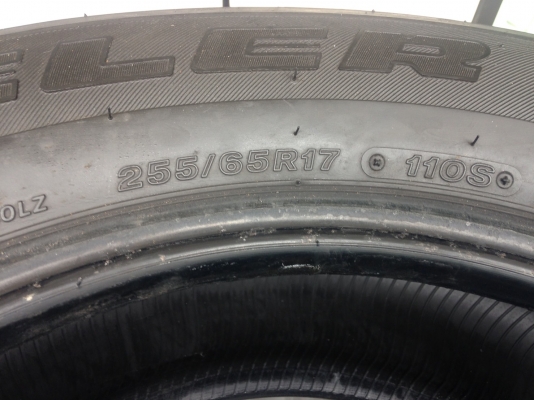 255/65R17  BRIDGESTONE DUELER H/T 840 ชุด 4 เส้น  tel. 081-427-3941