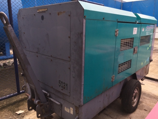 AIRMAN PDS390S-4B1 : เครื่องปั๊มลม 390CFM : 7บาร์ *มีล้อ Japan  โทร. 080-6565422 (หนิง)