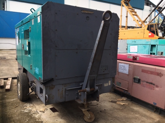 AIRMAN PDS390S-4B1 : เครื่องปั๊มลม 390CFM : 7บาร์ *มีล้อ Japan  โทร. 080-6565422 (หนิง)