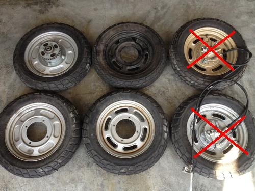 ขาย ยาง\%กึ่งวิบาก12" / ล้อเดิม มั้งกี้-กอลิร่า , NSR , APE แท้ญี่ปุ่น / ตุ๊กตาญี่ปุ่น