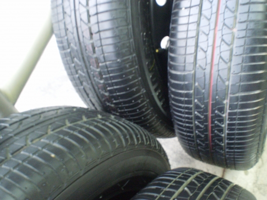 ยางบริสโตนปี0913+ล้อกะทะ