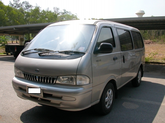 2001 รถตู้ KIA PREGIO วางเครื่อง J ติดแอลพีจีพร้อมใช้ ราคาไม่แพง