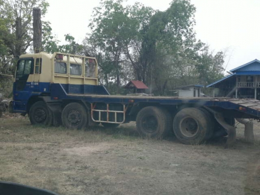 ขายรถเทเลอร์ 12 ล้อ 2 เพลา บรรทุกแบคโฺฮ HINO PROFIA  P11C-320 ปี.48 รถสวยพร้อมใช้ จะัดแนนซ์ได้ สนใจโทร..