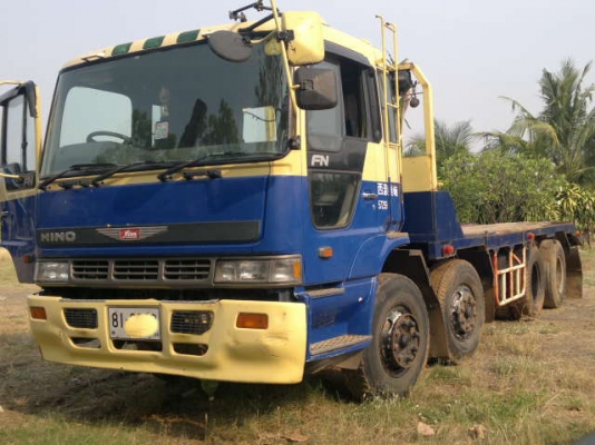 ขายรถเทเลอร์ 12 ล้อ 2 เพลา บรรทุกแบคโฺฮ HINO PROFIA  P11C-320 ปี.48 รถสวยพร้อมใช้ จะัดแนนซ์ได้ สนใจโทร..