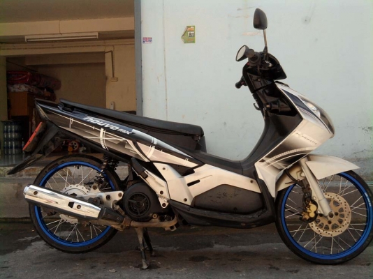 ขออนุญาติขาย  Yamaha Nouvo 115 cc. รถบ้านหล่อๆ สีขาว