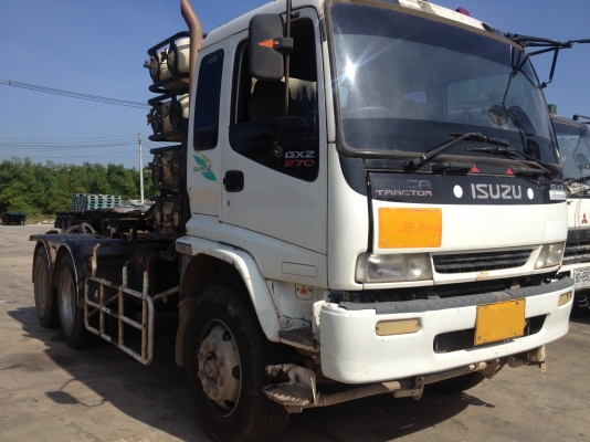 ขายด่วน isuzuหัวลาก deca 270 Euro 2 ติด GAS NGV8ใบ สยามราฐ รถห้างแท้ ปี2548แท้