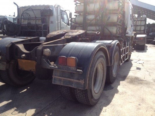 ขายด่วน isuzuหัวลาก deca 270 Euro 2 ติด GAS NGV8ใบ สยามราฐ รถห้างแท้ ปี2548แท้