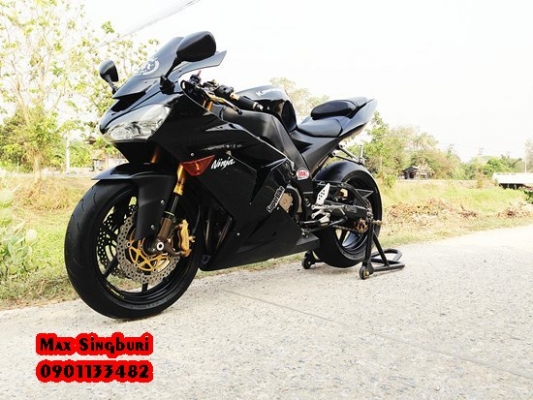 แม็กสิงห์บุรี//KAWASAKI ZX10 ปี2005 สภาพสวยหล่อซิ่ง อินวอย+สรรพาสมิตร 225000