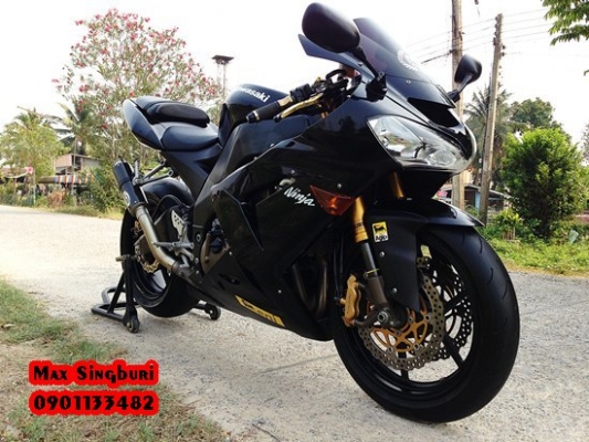 แม็กสิงห์บุรี//KAWASAKI ZX10 ปี2005 สภาพสวยหล่อซิ่ง อินวอย+สรรพาสมิตร 225000