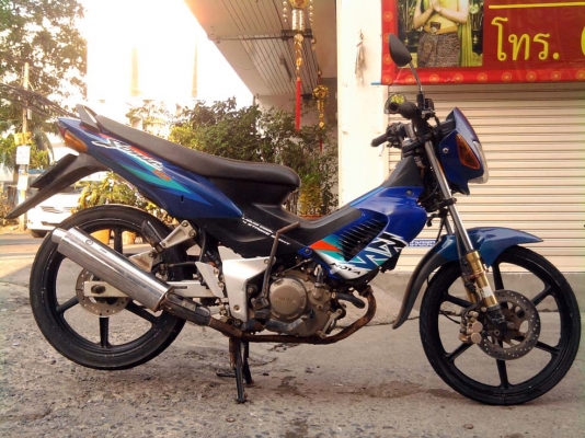 ขออนุญาติขาย Honda Sonic 125 CC. สีน้ำเงิน ล้อแม็ก