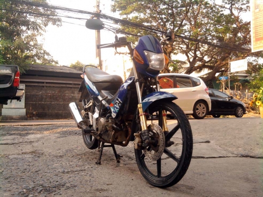 ขออนุญาติขาย Honda Sonic 125 CC. สีน้ำเงิน ล้อแม็ก