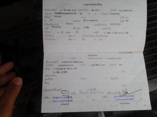 ขายโตโยต้า สตาร์เลท